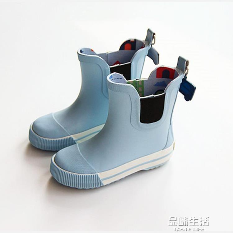 韓國可愛兒童雨靴防滑防水12歲純色雨鞋寶寶學生膠鞋女大童水鞋【年終特惠】