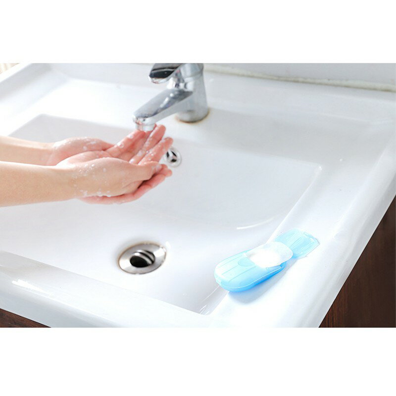 攜帶式肥皂紙【G002】台灣出貨 居家  攜帶式肥皂紙 清潔 洗手紙 肥皂紙 香皂片 肥皂 防疫 洗手 洗手皂片 2