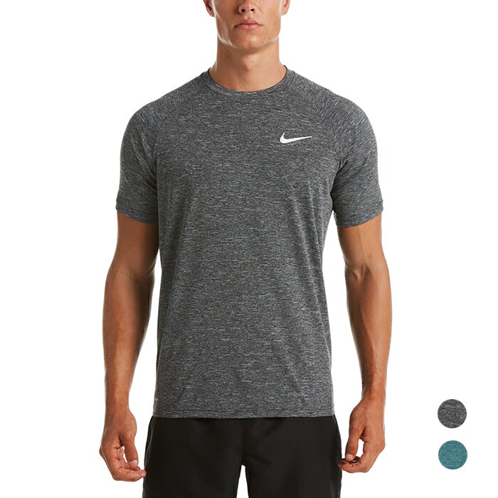 NIKE SWIM Heather 男防曬T恤 短袖上衣 抗UV UPF 40+ DRI-FIT NESSA589