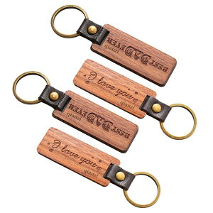 創意個性化 字母 皮革 木頭鑰匙圈 櫸木鑰匙 木質 鑰匙扣 歐美monogram
