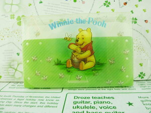【震撼精品百貨】Winnie the Pooh 小熊維尼 名片盒附小卡-蜂蜜 震撼日式精品百貨