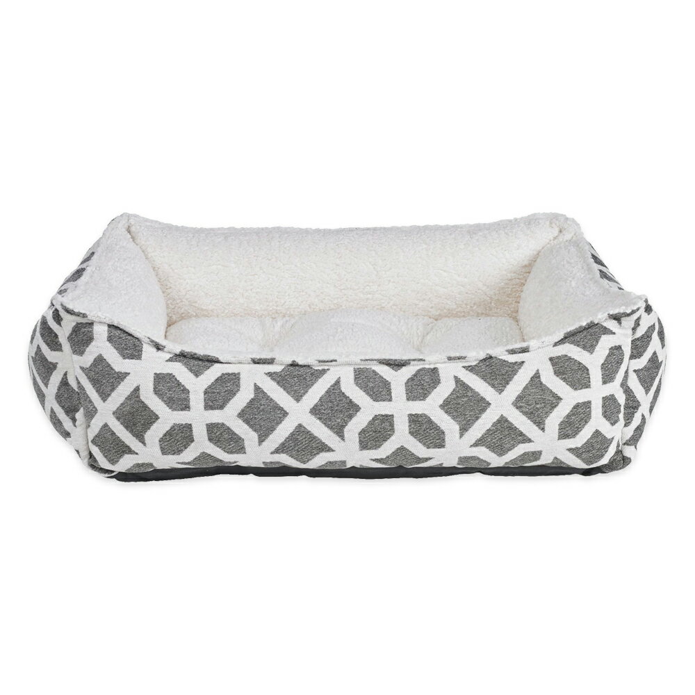 【SofyDOG】BOWSERS 勺日方枕極適寵物床 幾何雪花-M 睡墊 睡床 手工製作