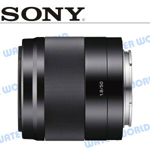 Sony E 50mm F1.8 大光圈定焦鏡頭 SEL50F18B E接環相機用 公司貨【中壢NOVA-水世界】