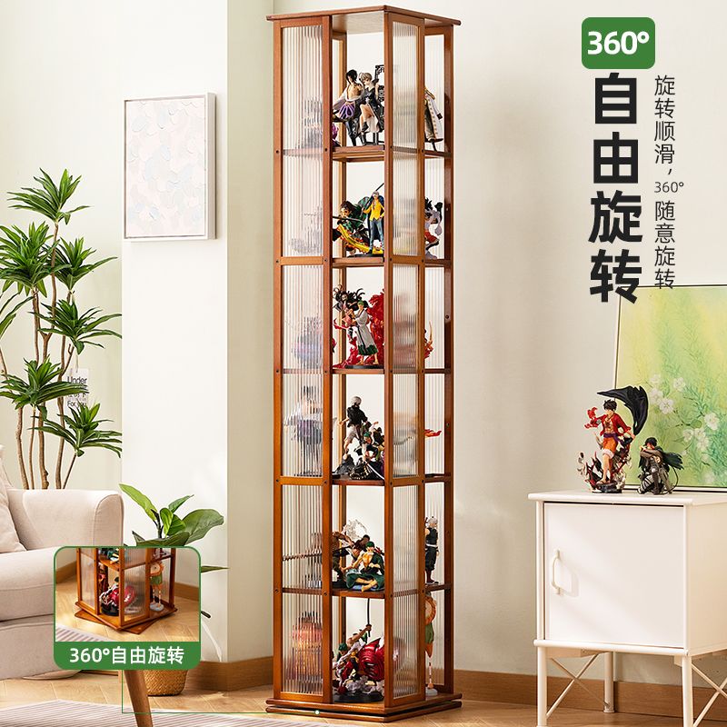 臺灣公司貨 開發票 展示櫃 陳列櫃 模型收納櫃 旋轉手辦展示櫃樂高亞克力展示架陳列櫃子非玻璃模型玩具煙櫃貨架 快速出貨