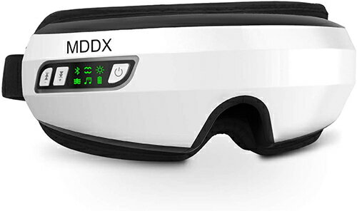 MDDX【日本代購】眼部按摩儀 按摩器 空氣+振動+溫暖+音樂USB充電