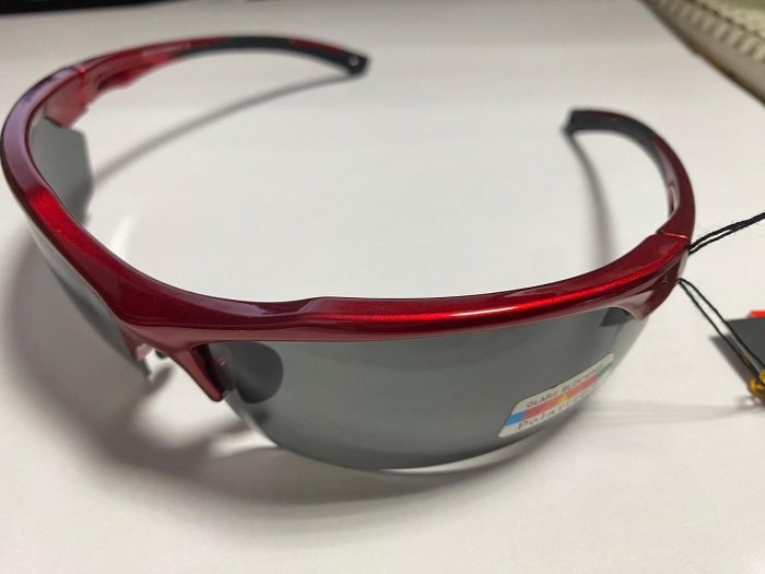 【【蘋果戶外】】APEX J91 紅 臺製 polarized 抗UV400 寶麗來鏡片 近視運動眼鏡 太陽眼鏡 偏光鏡 可加購近視鏡框 附原廠盒、擦拭布(袋)