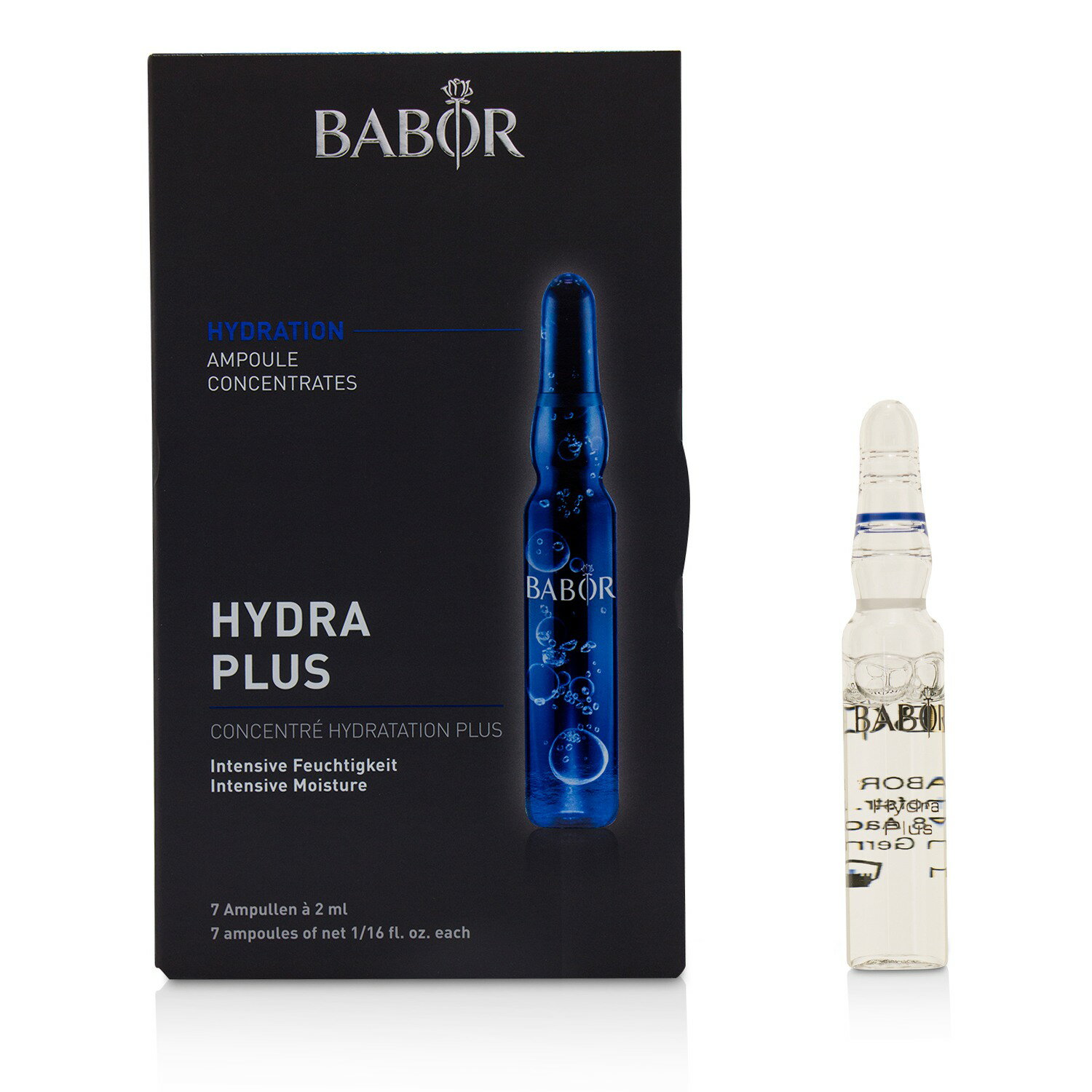 芭柏爾 Babor - 玻尿酸保濕安瓶 - 適合乾燥缺水皮膚 Ampoule Concentrates Hydration Hydra Plus (Intensive Moisture) 7x2ml