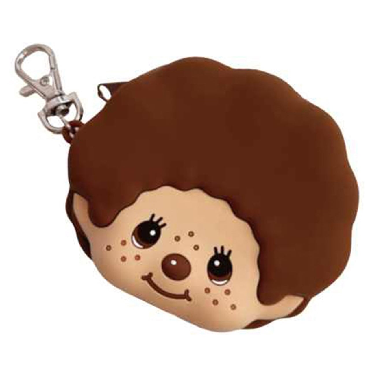 【震撼精品百貨】monchhichi 夢奇奇~日本 夢奇奇矽膠拉鍊零錢包*05359