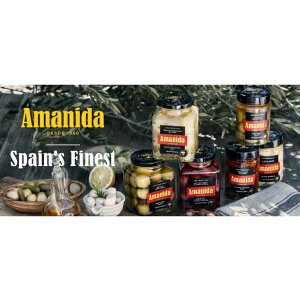《AJ歐美食鋪》西班牙 Amanida 阿瑪尼達 醃漬大蒜 帶籽橄欖 去籽橄欖 綠茶小酸瓜 青醬油醋小洋蔥 醃漬綜合泡菜
