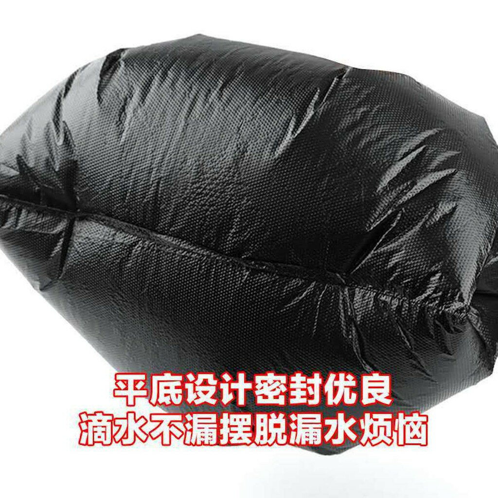 ISONA 50入加厚特大黑色塑膠袋 背心式垃圾袋 大垃圾袋 手提式垃圾袋 手提垃圾袋 加厚垃圾袋 高密度PE 4