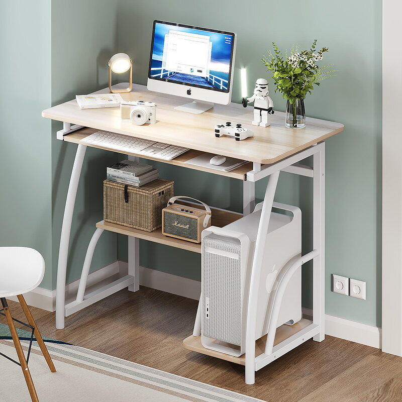 電腦桌臺式家用臥室辦公桌簡約現代書桌租房小桌子簡易學生寫字桌