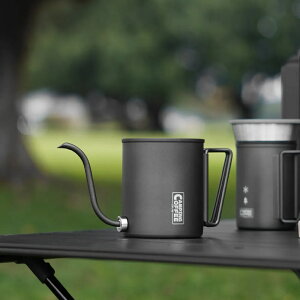 【沐湛咖啡】Camping 戶外咖啡組/露營手沖組 不鏽鋼色/墨黑
