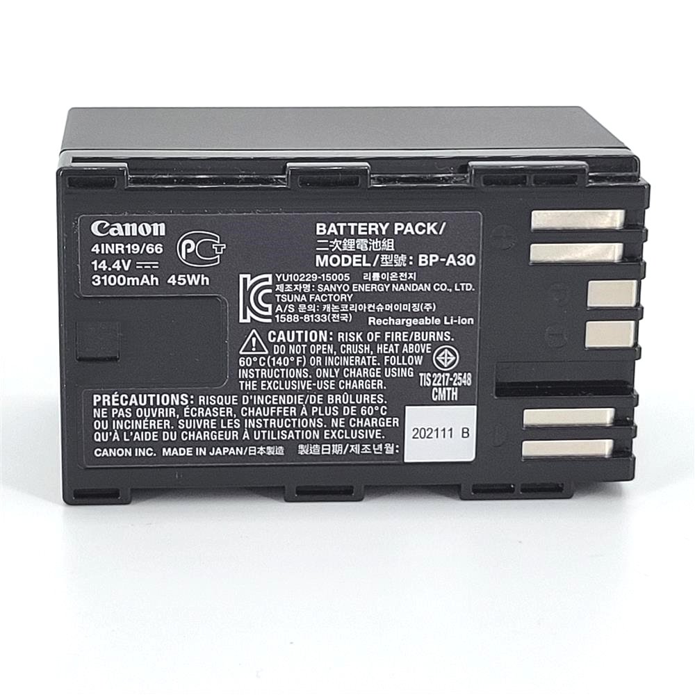 CANON BP-A30 原廠電池14.4V 3100mAh 45Wh 日本製造R31219 CANON EOS