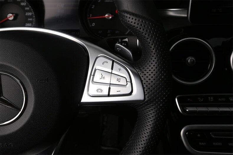 精品快銷 賓士 Benz A 方向盤 按鍵貼 BENZ X156 GLA 200 220 250 45 AMG 改裝