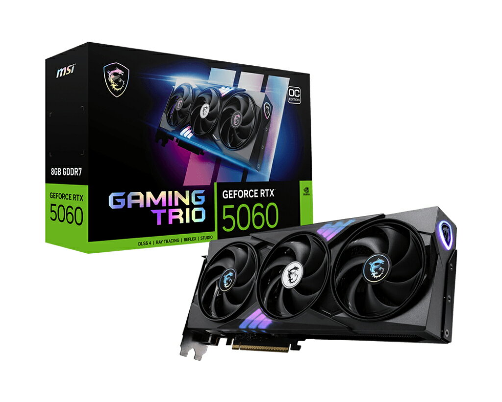 MSI 微星 RTX5060 8G GAMING TRIO OC 顯卡 顯示卡