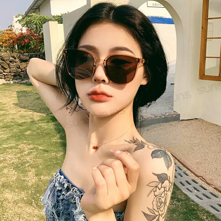 【新品】折疊墨鏡 韓國明星款偏光墨鏡 大框時尚墨鏡 黑灰色 男女適用 偏光摺疊太陽眼鏡 防眩光 抗UV400 9