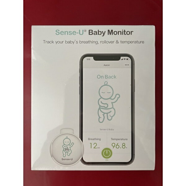 台灣出貨🚗美國Baby Sens-U嬰兒呼吸動態監測器 室溫版 senseU sense U 嬰兒呼吸監測 2
