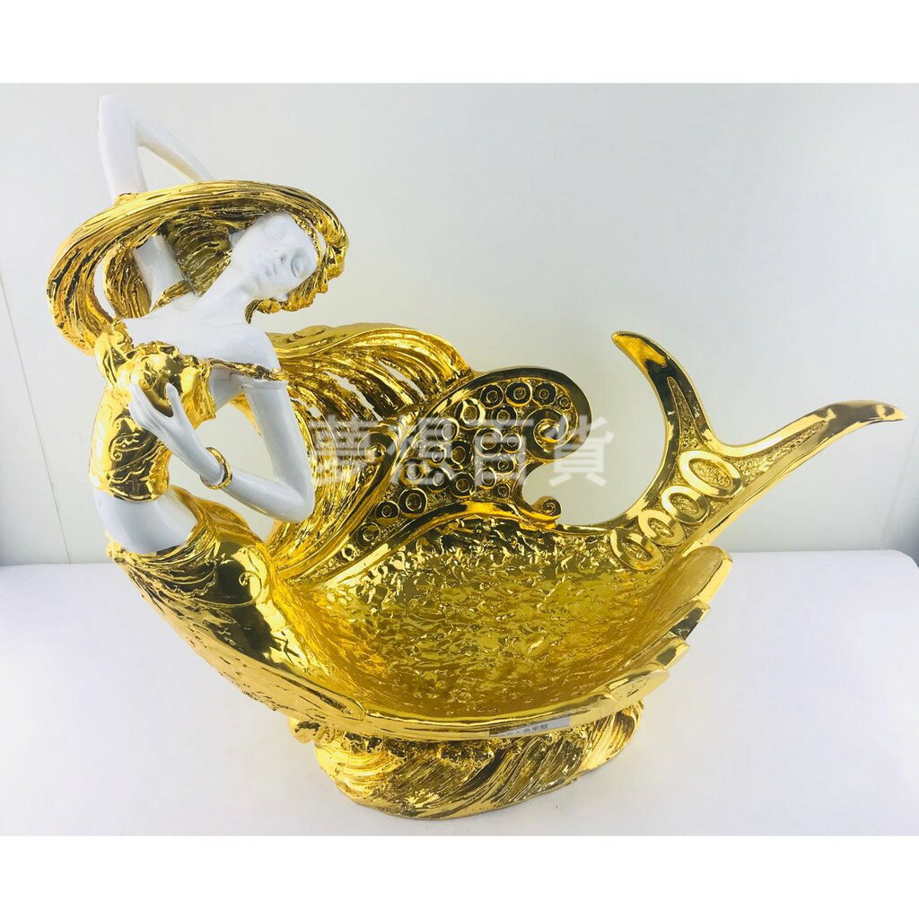 008美人魚果盤 果盤架 創意架 置物架 裝飾架 藝術品 居家擺飾（伊凡卡百貨）【領券滿額再折千6/30止】