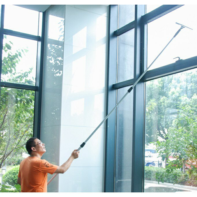 保潔工具擦玻璃神器加長伸縮桿刮刀刮水玻璃清潔器洗玻璃刷窗戶器