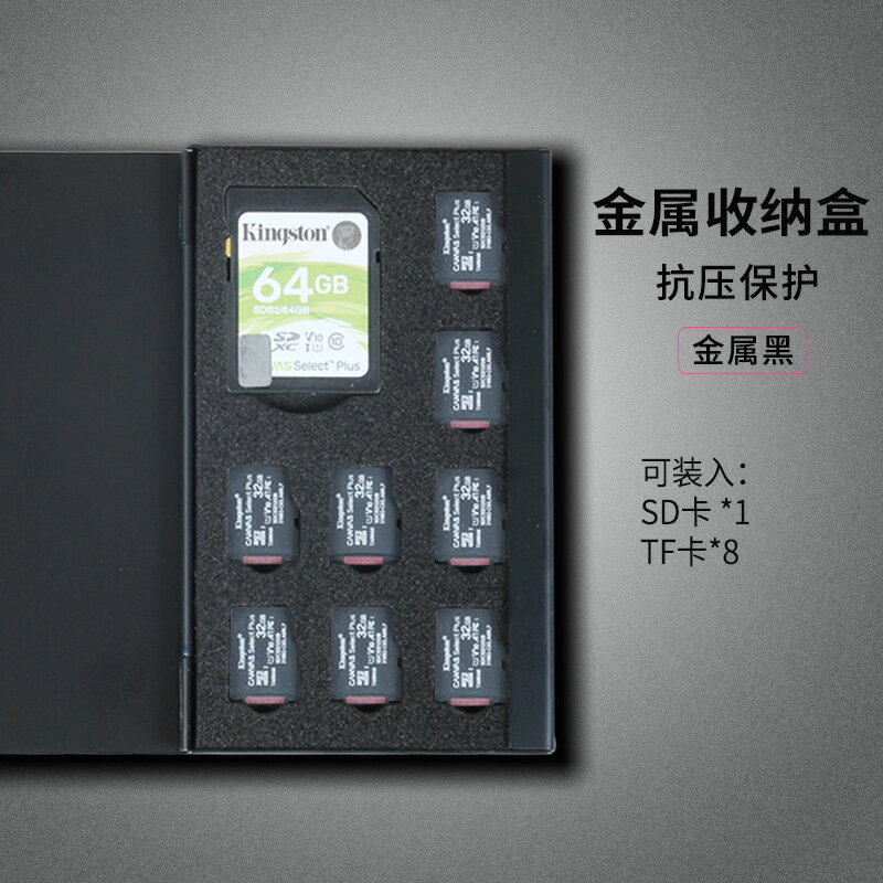 u盤收納袋 數碼收納包 SD卡保護套 手機電話卡收納盒 手機卡收納盒 tf卡盒大容量內存sd/sim/nnano卡收納盒小防水小便攜金屬卡盒包相機sd卡整理『ZW4835』