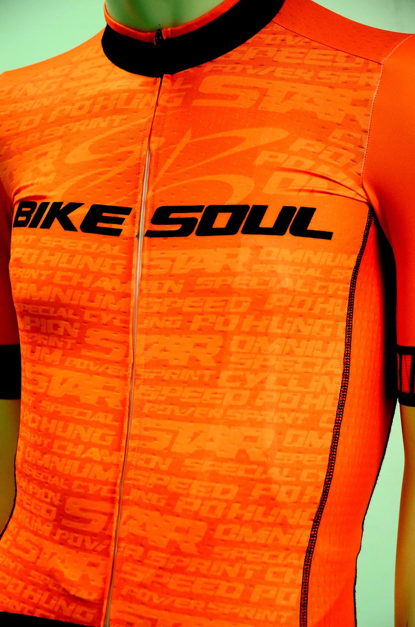 【7號公園自行車】BIKE SOUL車衣/車褲(機能排汗) 螢光系列(橘)