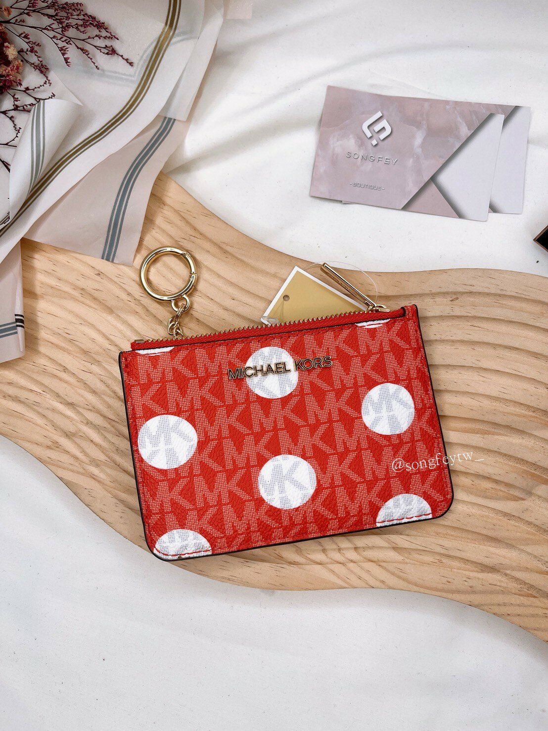 美國代購  台灣現貨 MK 卡片 零錢包 鑰匙包【送禮精選★APP下單點數4倍送】