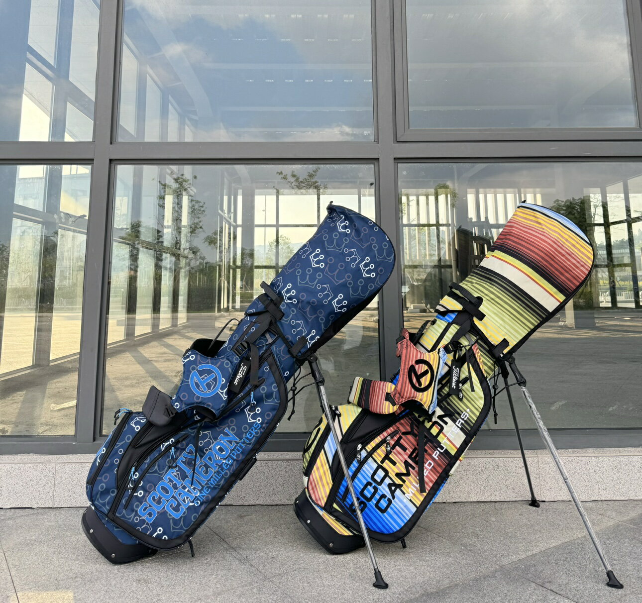 新款高爾夫球包卡梅隆尼龍通用支架超輕男女輕便golf雙肩防水新款