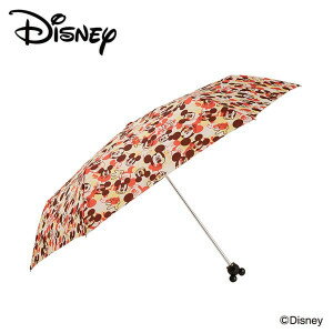大賀屋 米奇 晴雨傘 三色 亂花 摺疊傘 頭型 傘 Mickey Mouse 迪士尼 日貨 正版授權 J00012294