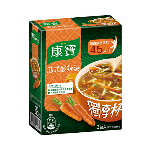 康寶風味獨享杯系列(港式酸辣/日式味噌/玉米/蘑菇/香蟹海鮮)(3包入)【愛買】 1