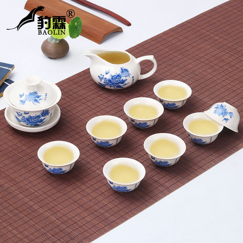 簡約現代功夫茶具小套裝陶瓷家用泡茶杯茶壺白瓷德化喝茶道辦公室