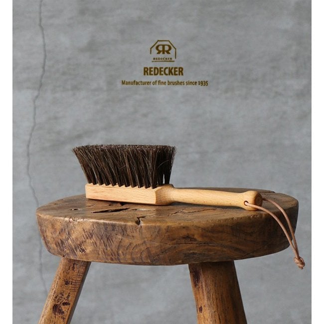 現貨 - 德國製~ Redecker 馬毛製 桌上 衣物 木柄清潔刷