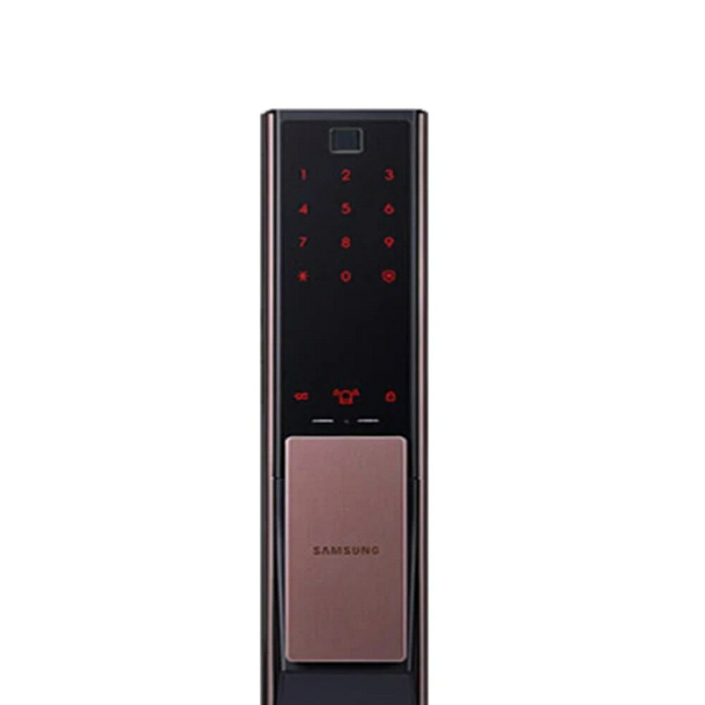 含安裝 Samsung 三星 SHP-DP738 古銅金 推拉型電子鎖 密碼/指紋/鑰匙/APP