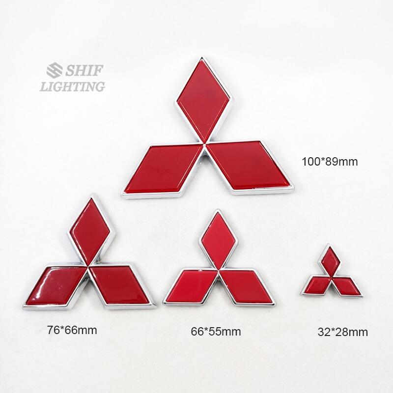 【全球優品匯】1 x ABS MITSUBISHI汽車裝飾後側徽徽章貼紙貼花 車貼 車標三菱標誌 Mitsubishi