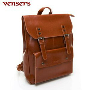 【vensers】小牛皮潮流個性包~後背包 後背包 斜肩包 單肩包 側背(NL1078301棕色)