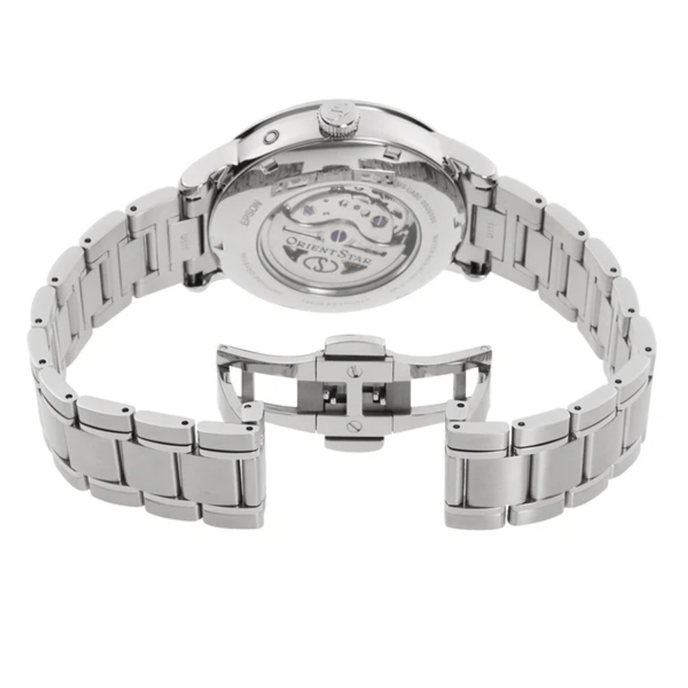 Orient 東方錶 東方之星 (RE-AY0103L) Moon Phase 系列 月相 半鏤空錶 星空藍 41mm｜樂天全館特惠中★指定刷卡回饋10% 2