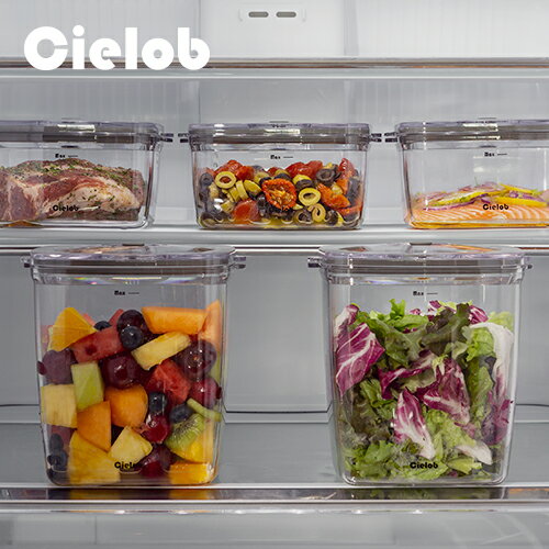 【日本Cielob】半自動真空保鮮盒(3+1組)