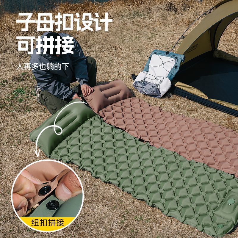 免運 充氣床墊 充氣墊 自動充氣 車載氣墊 露營充氣床墊戶外床打地鋪家用便捷收納充氣床雙人帳篷加厚室內