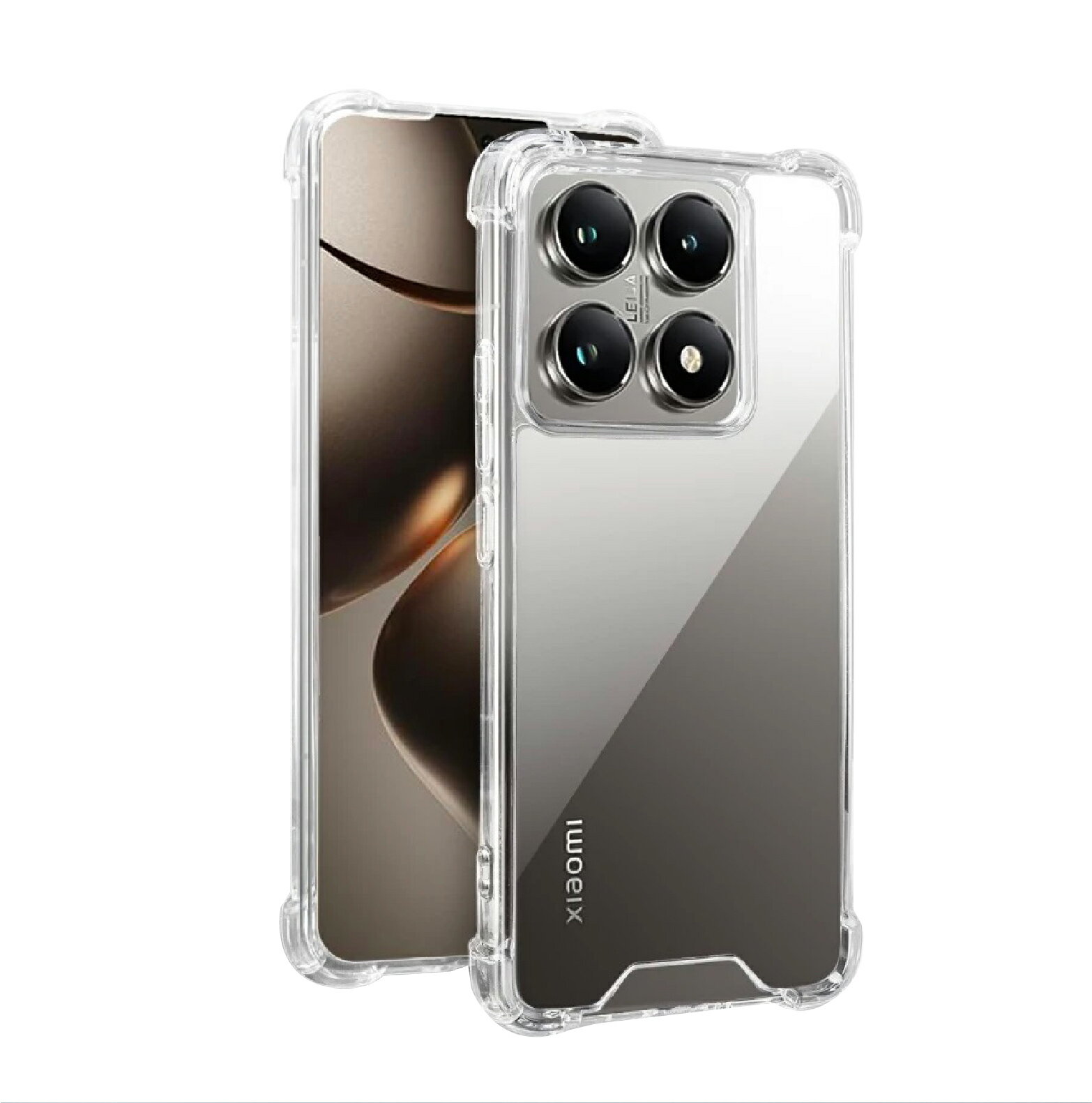 DAPAD 空壓雙料 裸機感 防摔殼 保護殼 透明殼 手機殼 適 小米 Xiaomi 14T PRO【299免運領券再享折扣】