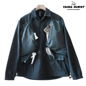 Yama Guest 山系防撕裂網布多袋衛衣/露營罩衫 TP11 軍藍
