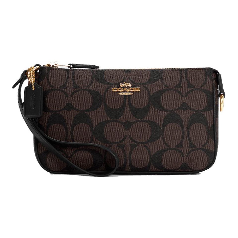 強檔★COACH Nolita 19 老花腋下包手拿包(卡其/淺卡其/黑棕/棕紅)【菲尼斯 國際精品↘3折起】