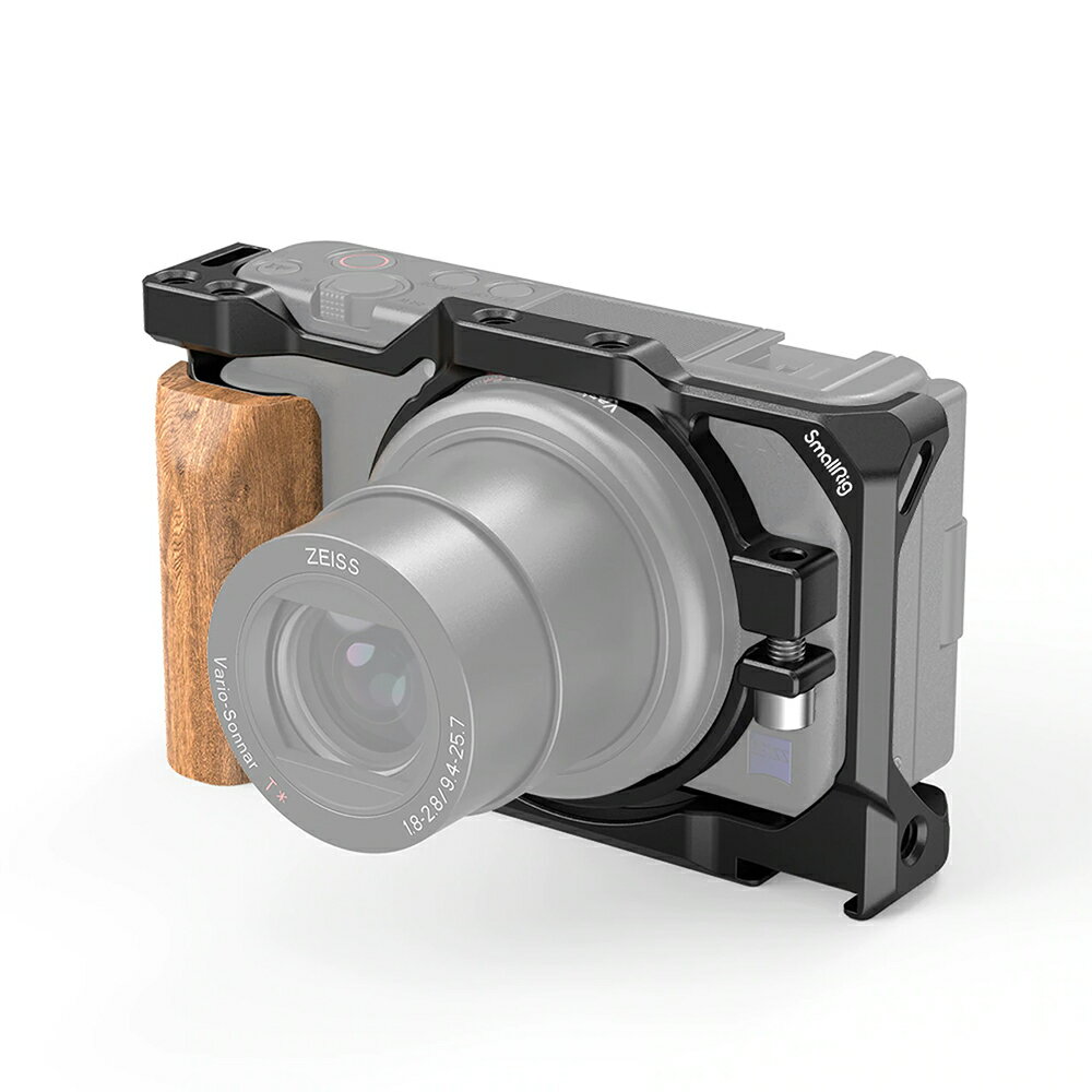 限時★.. SmallRig 2937 Cage 鋁合金外框+木質手柄 for Sony ZV-1 ZV1 兔籠 錄影用支架 散熱 Arca-Swiss 公司貨【夏日限時 全館點數5倍送】