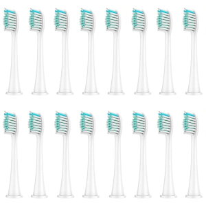 【日本代購】16 件替換牙刷頭相容於飛利浦 Sonicare 電動牙刷頭補充裝 Fit DiamondClean