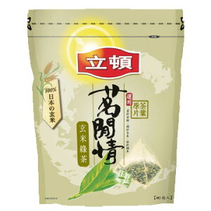 立頓 茗閒情 玄米綠茶立體茶包/36入