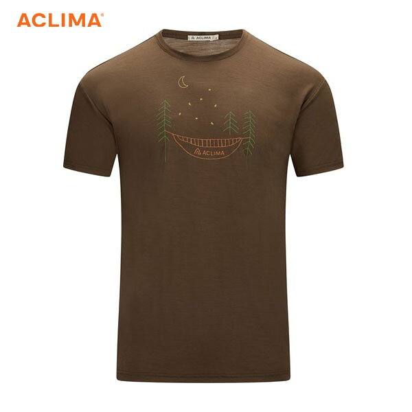 挪威[ACLIMA]LW140 Classic Tee Forest M 男輕量T恤-森林/美麗諾羊毛/戶外活動/透氣排汗