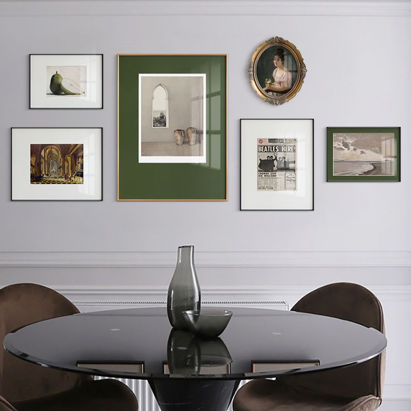 【免運】 美雅閣| 復古風裝飾畫北歐簡約客廳沙發背景墻組合掛畫小眾文藝裝飾畫