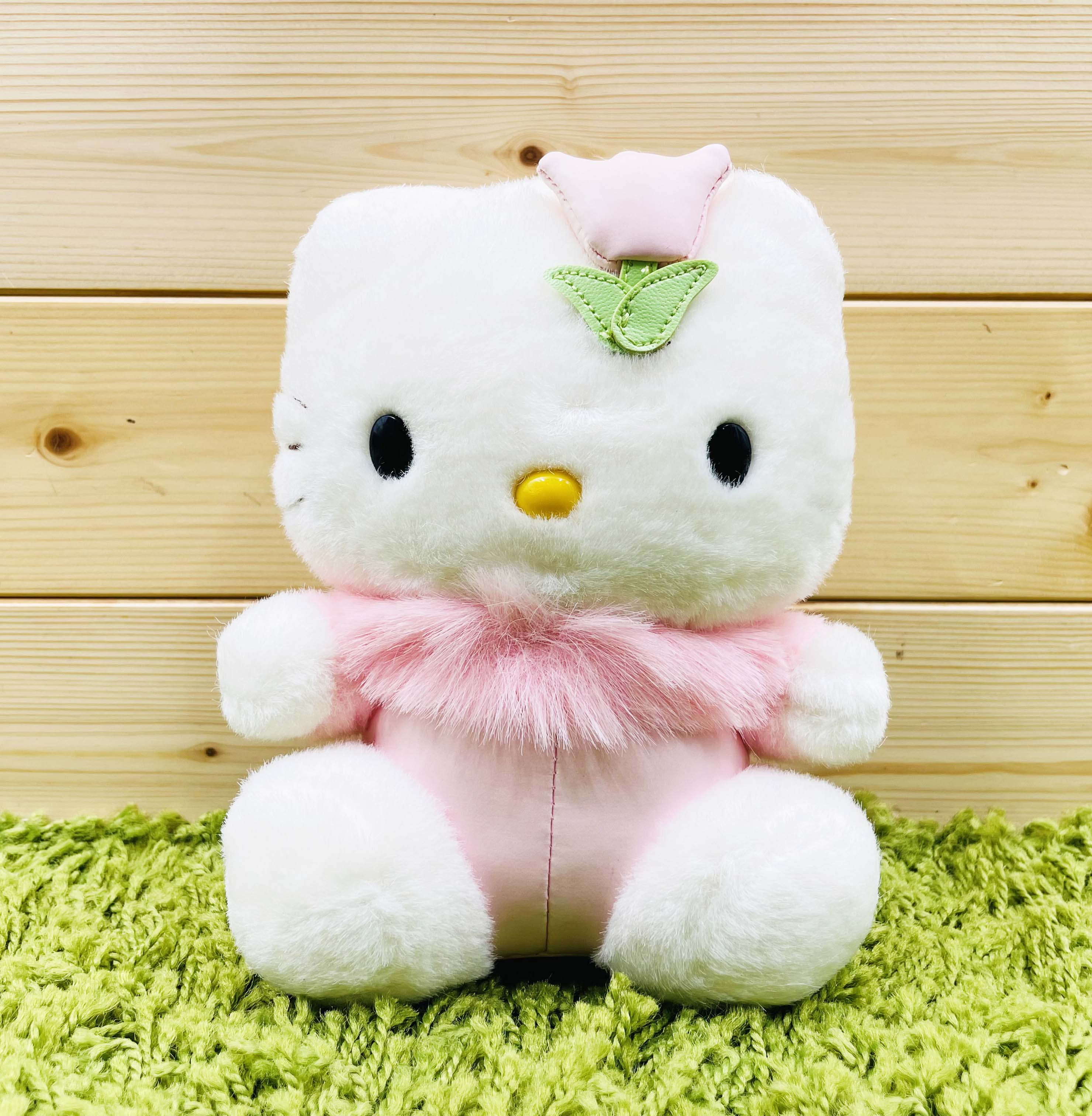 【震撼精品百貨】Hello Kitty 凱蒂貓~日本SANRIO三麗鷗 KITTY絨毛娃娃-金香*79901