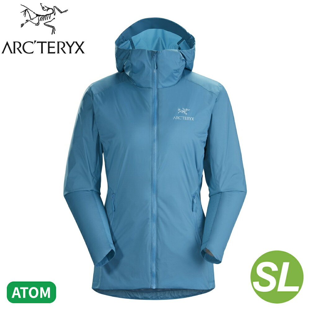 【ARC'TERYX 始祖鳥 女 Atom SL 化纖外套《倒影藍》】26886/防潑水/防風/可壓縮/連帽外套