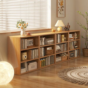 書架 書櫃 書桌 書櫃落地客廳置物架靠墻家用格子收納櫃子儲物架書房圖書館書架