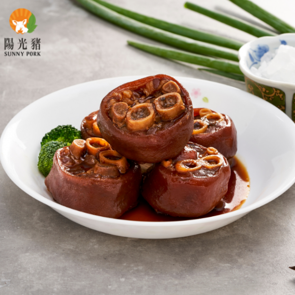 《陽光紅燒豬腳圈》600g/包 【木粒煙燻 PelletSmoker】｜【陽光豬】