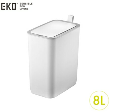 金時代書香咖啡 EKO 莫蘭 智慧感應環境桶 8L EK6287P-WH-8L 白 HG1655WH